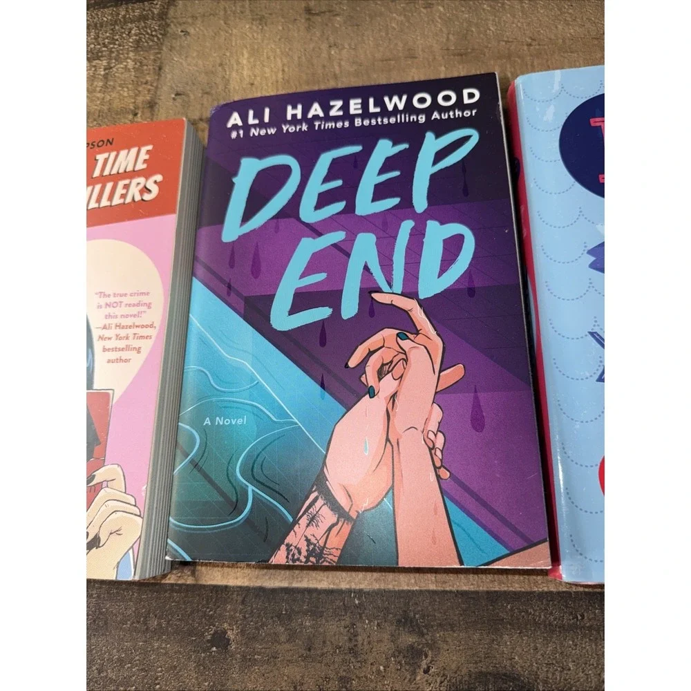 4 Romance & YA Book Bundle: Ali Hazelwood Deep End, Kay Cove, Leslie Margolis
